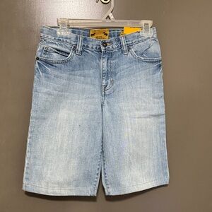 Classic Light Blue Jean Shorts for Men